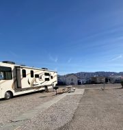 RV park with picnic tables